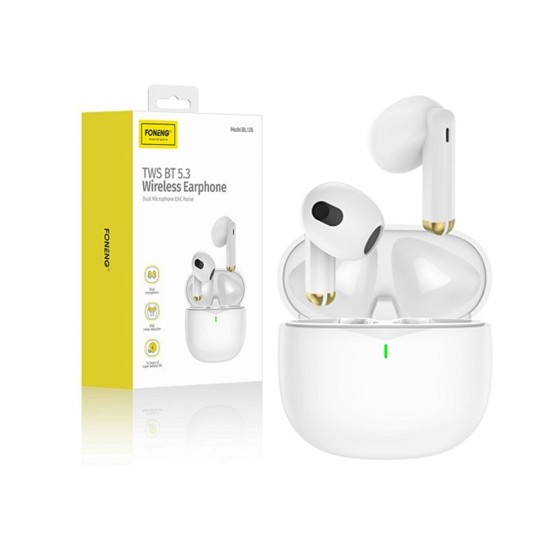 Foneng TWS Wireless Earphones BL126 BT 5.3V White